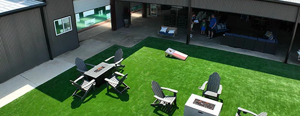 outdoor community area