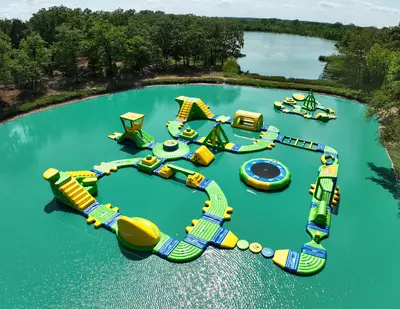 Wibit waterpark at Twin Lakes Resort