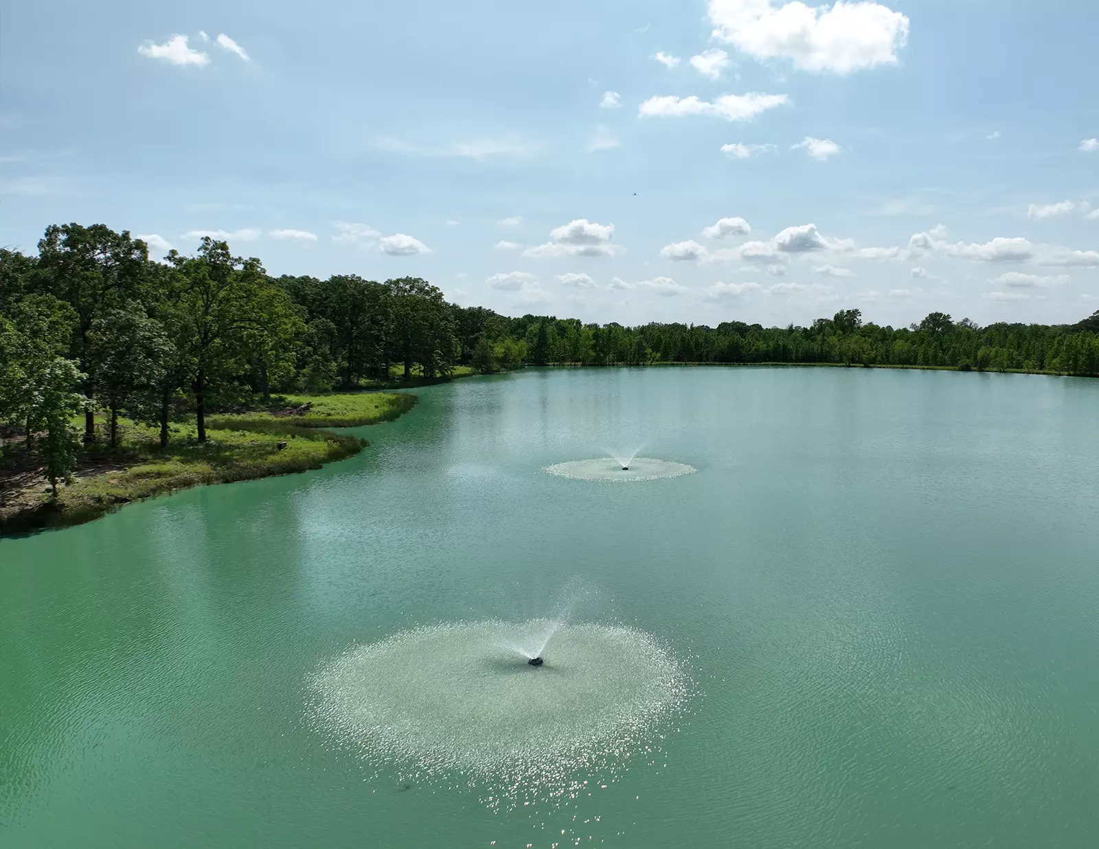 View of Twin Lakes